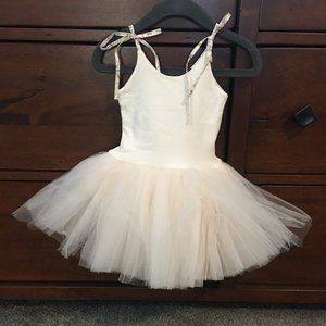 Wraredoll custom made cream leotard top with light pink tutu